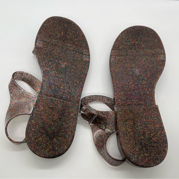 MELISSA Mar Sparkly Glitter Jelly Multicolor Open Toe Sandals sz 10 26.5Jpn - Picture 8 of 8